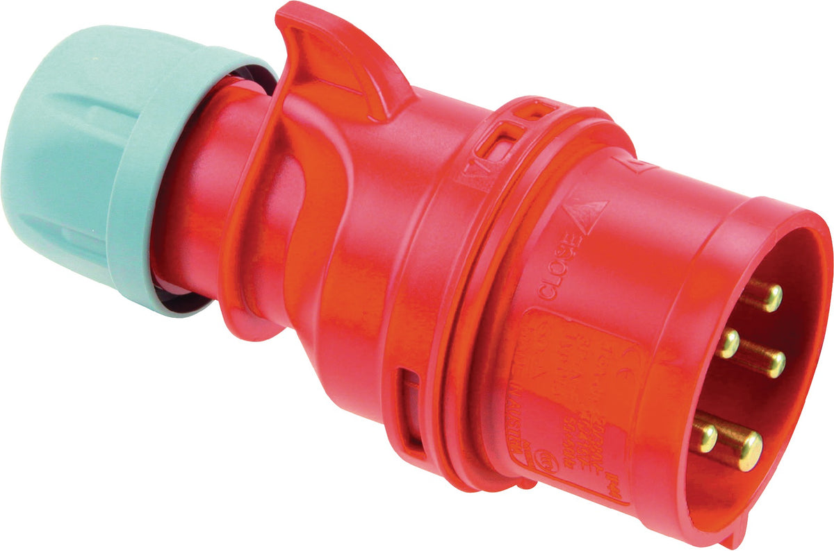 JÄGER DIREKT CEE-Stecker 16 A 400 V 6 h IP44 – Spritzwassergeschützt & Schnellmontage
