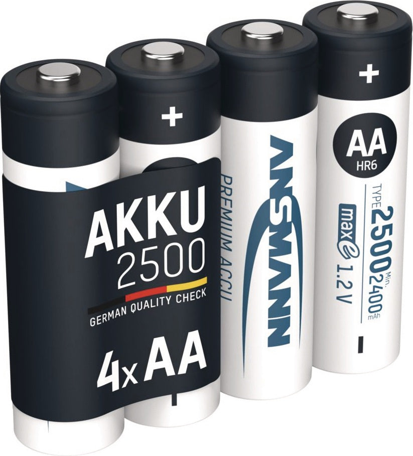 ANSMANN Akkuzelle maxE 1,2 V 800 mAh R03-AAA-Micro HR03 – 4er Blister, vorgeladen & sofort einsatzbereit