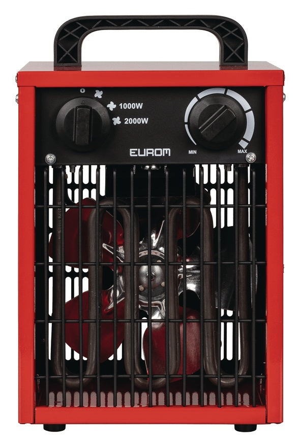 EUROM EK Fanheat 2000 Elektroheizer 2000 W mit Kaltluftventilator und Thermostat