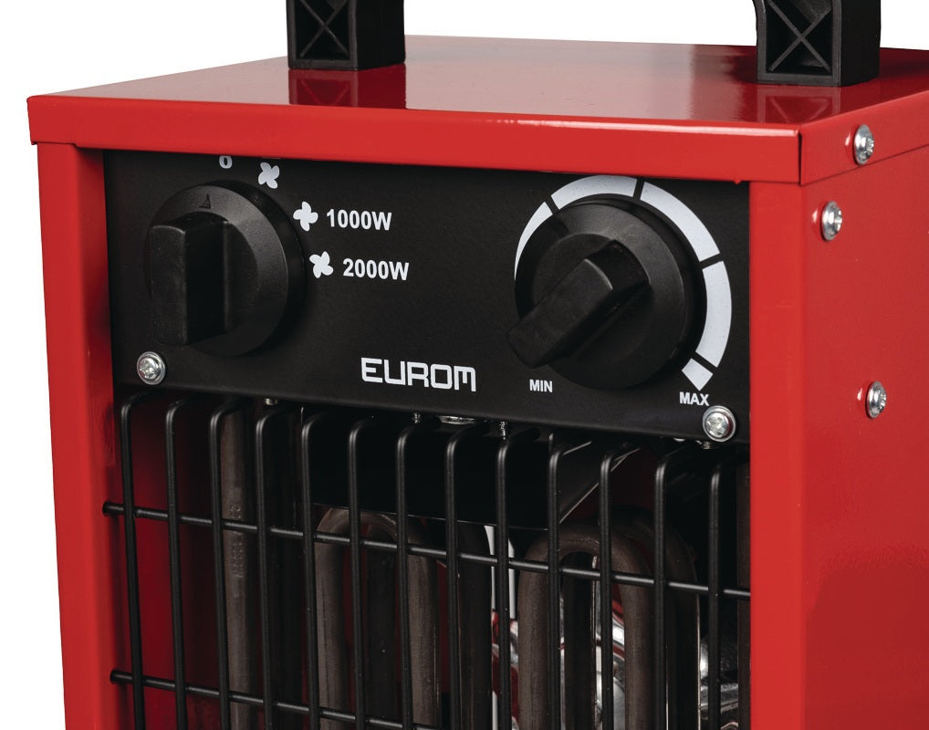 EUROM EK Fanheat 2000 Elektroheizer 2000 W mit Kaltluftventilator und Thermostat