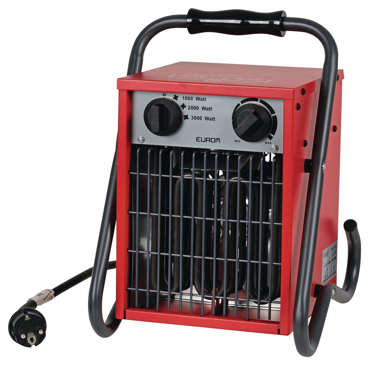 EUROM EK Fanheat 2000 Elektroheizer 2000 W mit Kaltluftventilator und Thermostat