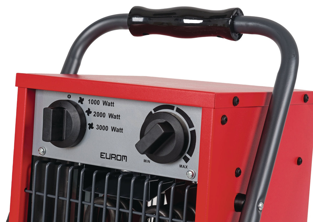 EUROM EK Fanheat 2000 Elektroheizer 2000 W mit Kaltluftventilator und Thermostat