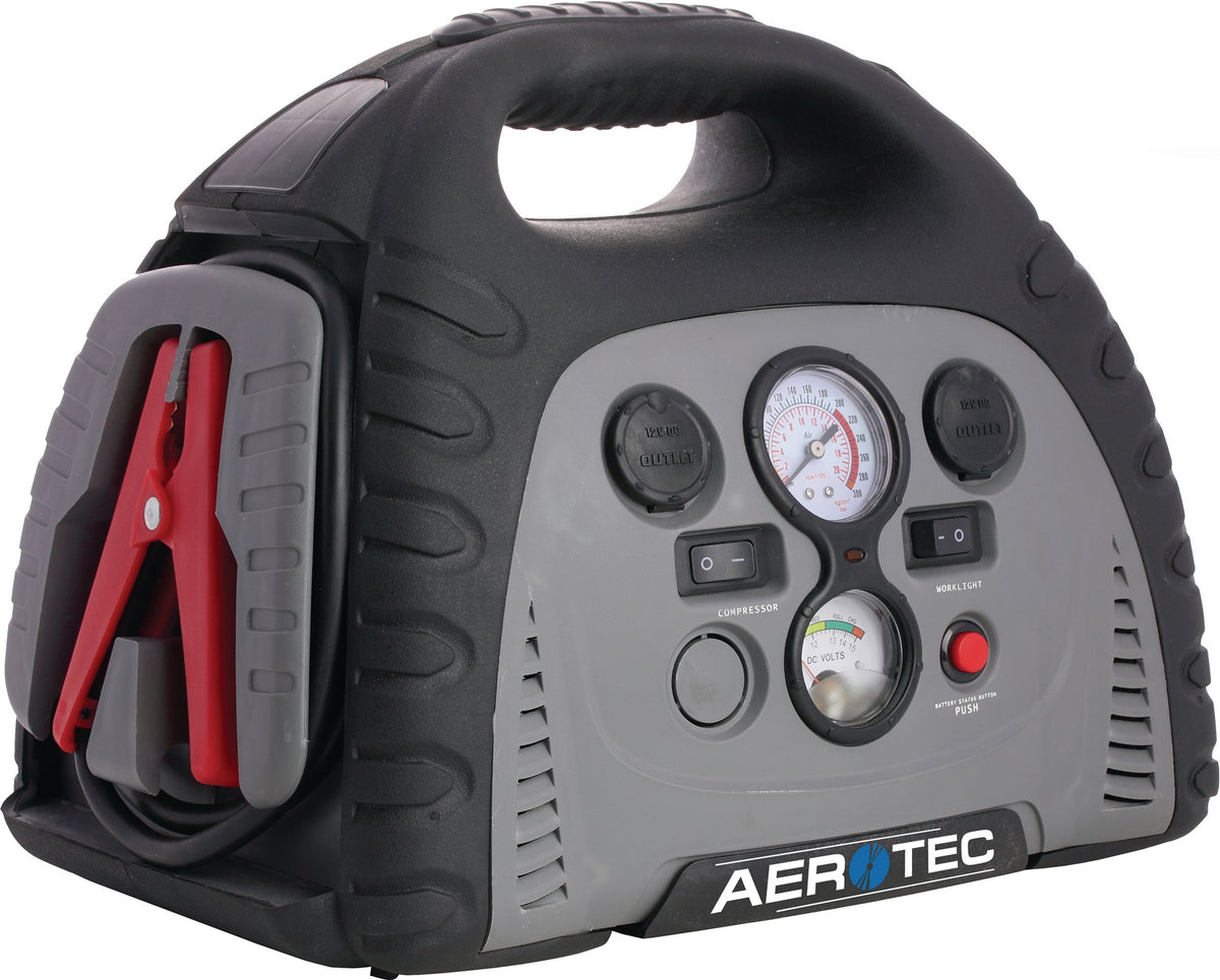 AEROTEC AEROmobile Powerstation mit 18 bar Kompressor und USB-Ladefunktion