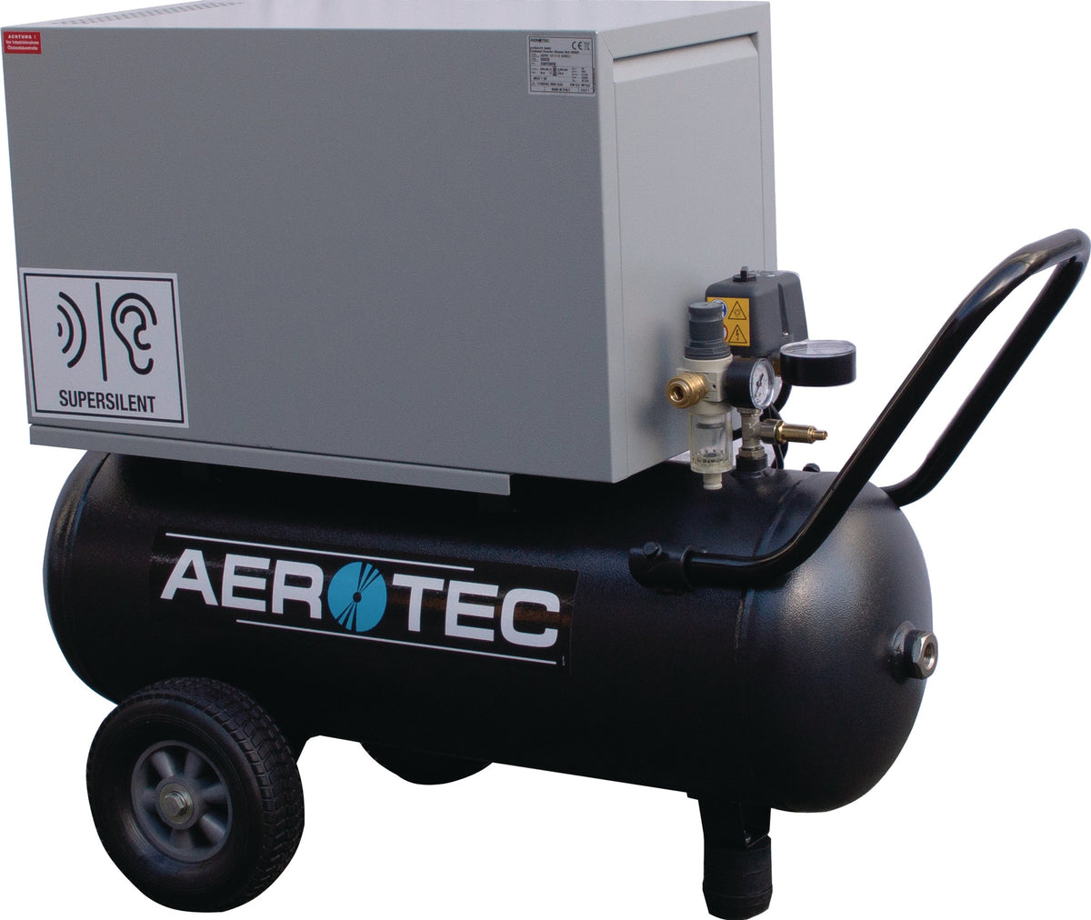 AEROTEC Kompressor 320-10-50 SUPERSIL – 50 l, 10 bar, 2,2 kW, fahrbar