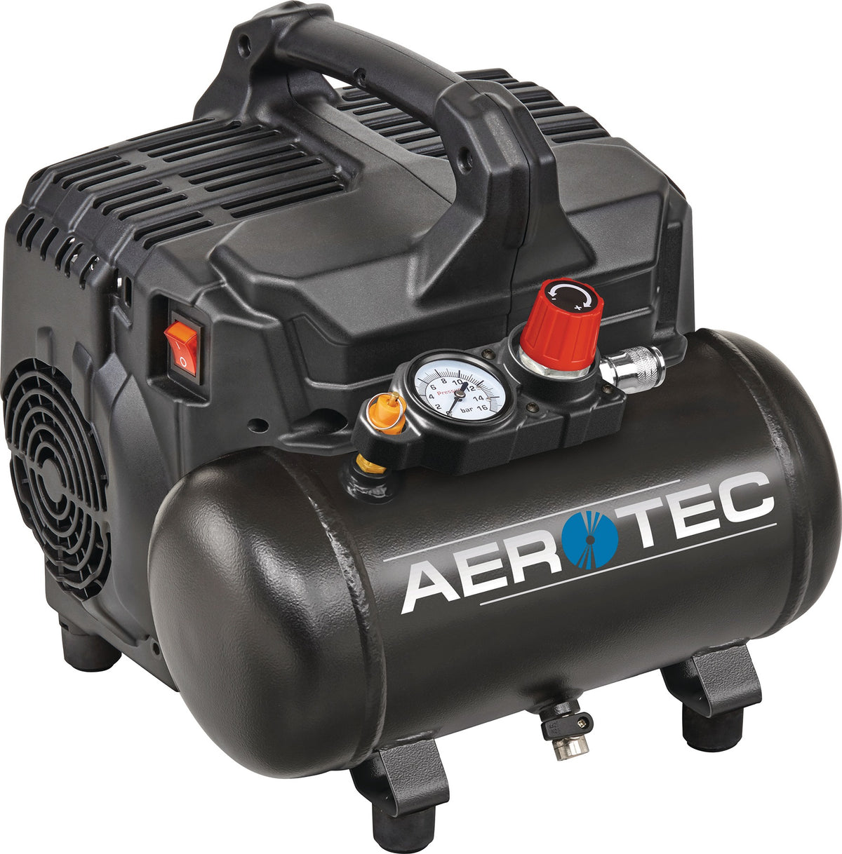 AEROTEC Supersil 6 Kompressor – ölfrei, 105 l/min, 8 bar, 6 l, 230 V