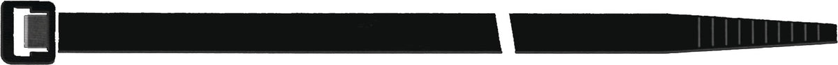 SAPISELCO Kabelbinder SEL.FIT 100 mm x 2,5 mm Polyamid 6.6 schwarz