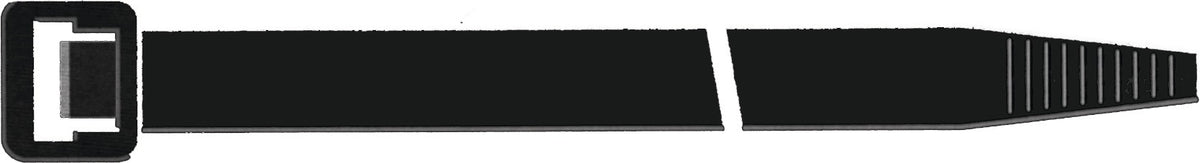 SAPISELCO Kabelbinder SEL.FIT 100 mm x 2,5 mm Polyamid 6.6 schwarz