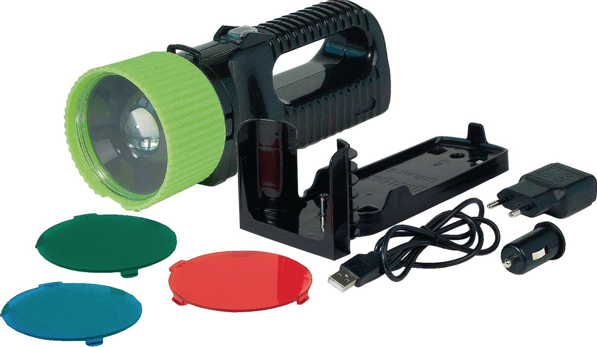 AccuLux LED-Handscheinwerfer UniLux Pro 270 lm, Li-Ion 4400 mAh, fokussierbar, Notlichtfunktion