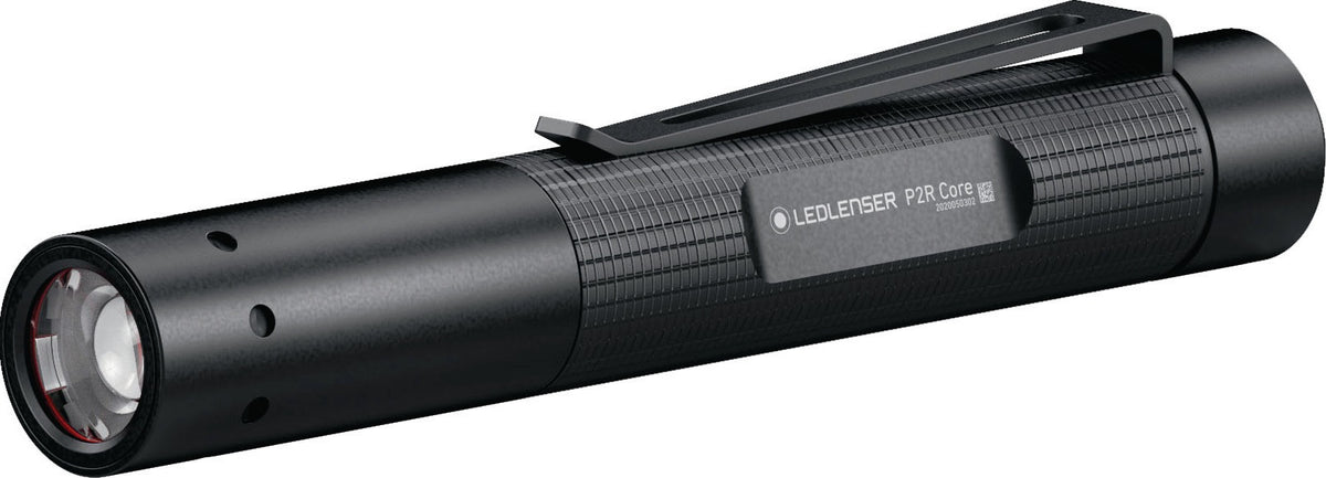 LEDLENSER LED-Taschenlampe P2R Core – 120 lm, wiederaufladbar, nur 23 g