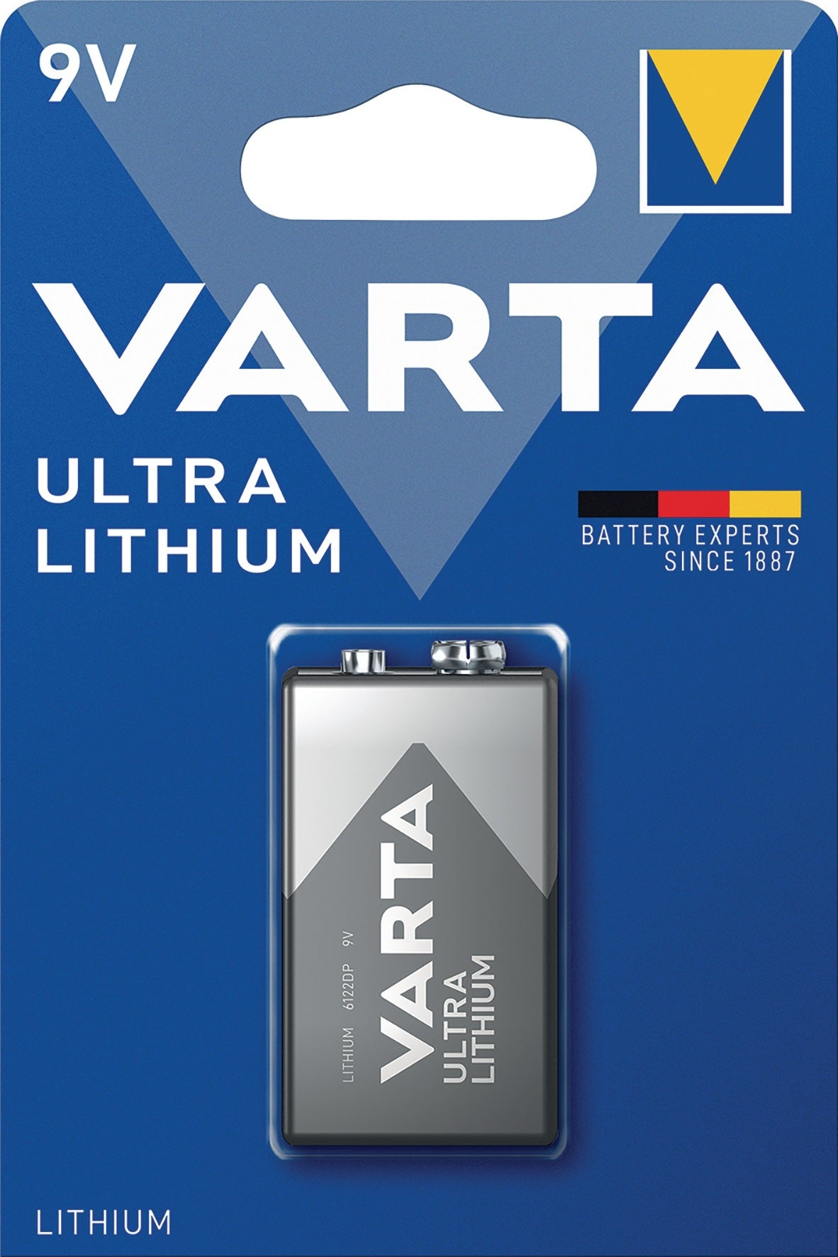 VARTA Batterie ULTRA Lithium 6 V 2CR5 1400 mAh – 1 Stück im Blister