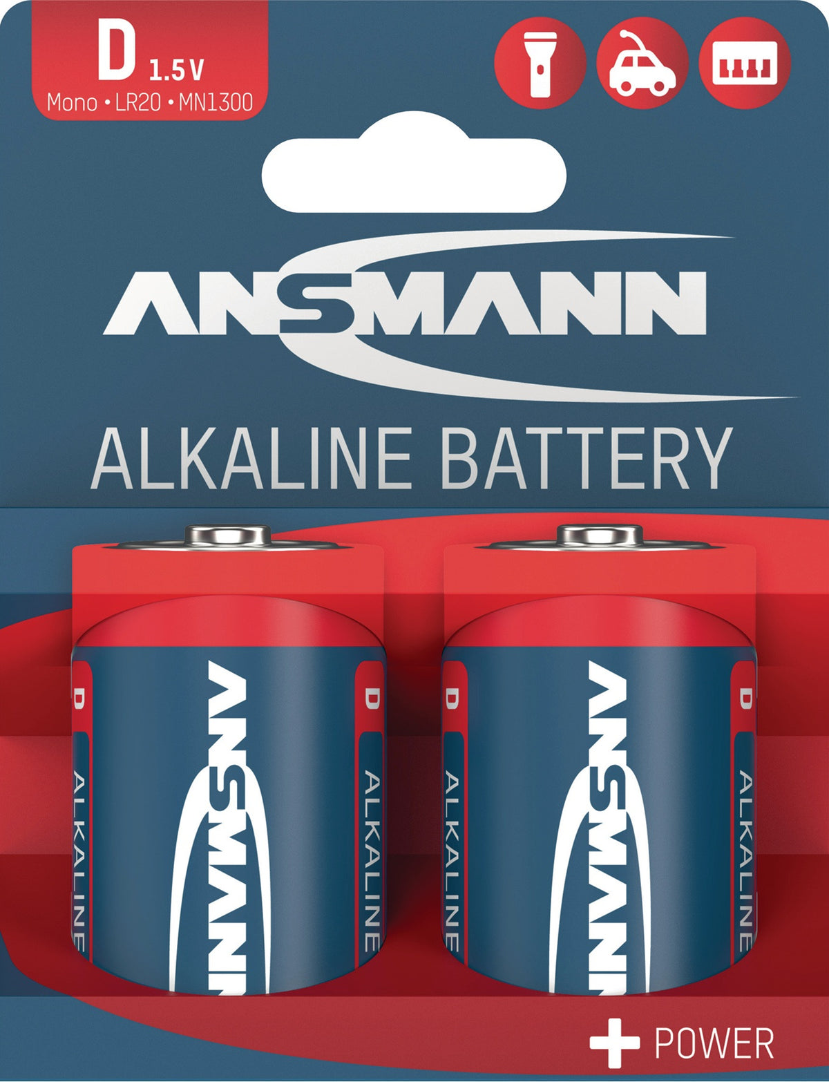 ANSMANN 9V-Block Batterie 6LP3146-E 550 mAh – Hochleistungs-Alkali-Mangan für Dauernutzung
