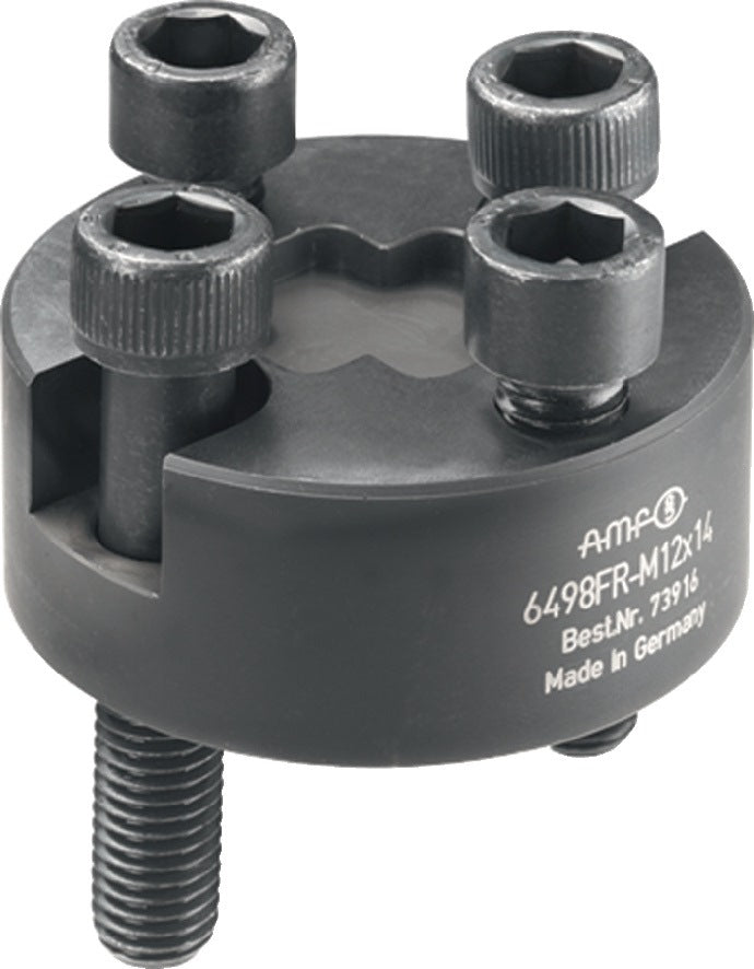 AMF Basisplatte Nr. 6498FR M16 x 18 rund für Seitenspanner – nitrierter Einsatzstahl