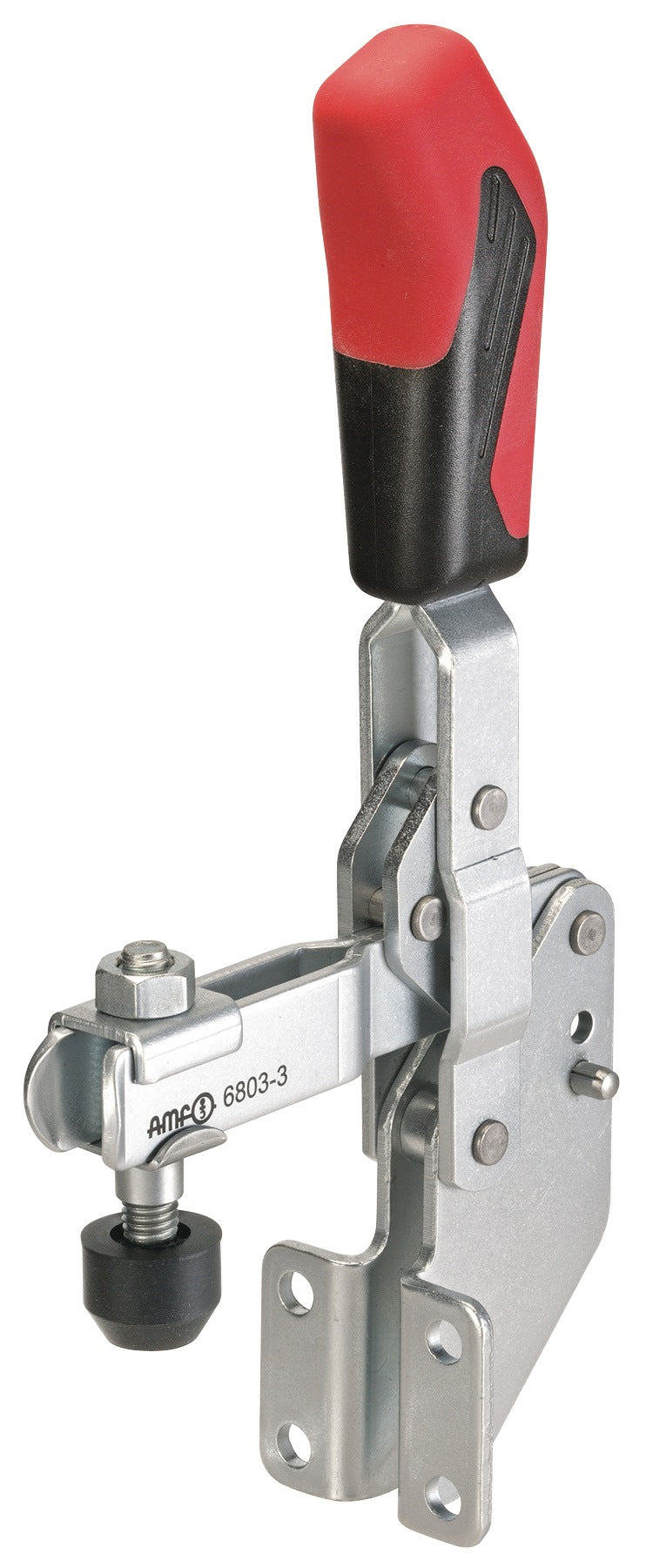 AMF Senkrechtspanner Nr. 6803 Gr. 4 mit Winkelfuß – Haltekraft 3 kN, Spannweite 54 mm