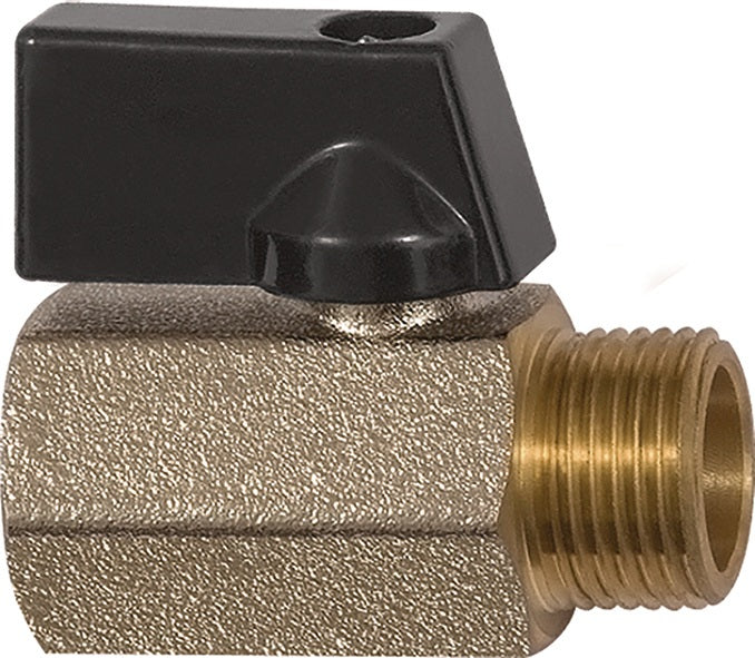 RIEGLER Mini-Kugelhahn VALVE LINE 6 mm 1/4 IG/IG SW1 21 mm DN 8 mm – 10 Stück
