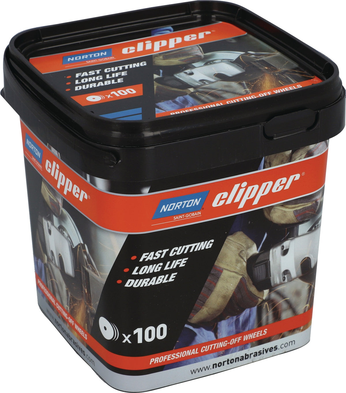NORTON CLIPPER Trennscheibe 115 x 1,0 mm Typ 41 für Metall und Inox