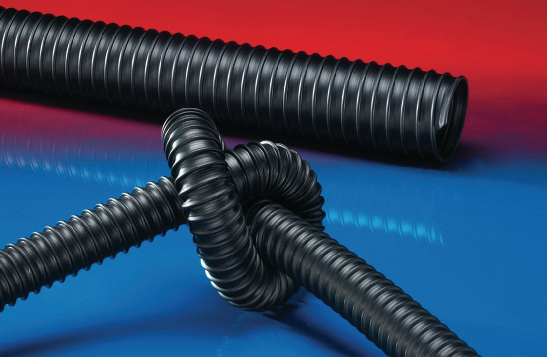 NORRES AIRDUC® PE 362 EC Absaug- und Förderschlauch, ID 38 mm, AD 45 mm, 10 m Rolle