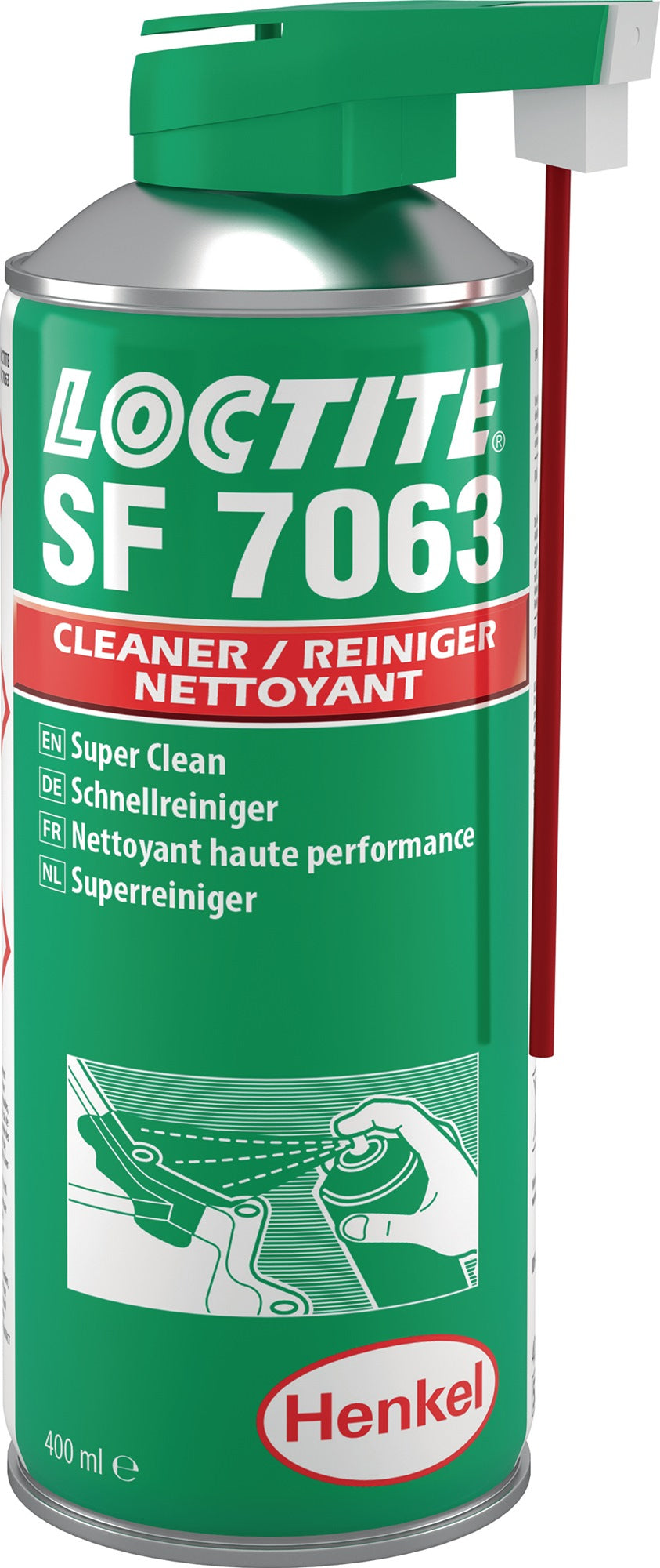LOCTITE Oberflächenreiniger SF 7063 400 ml Spraydose – lösungsmittelbasiert, rückstandsfrei