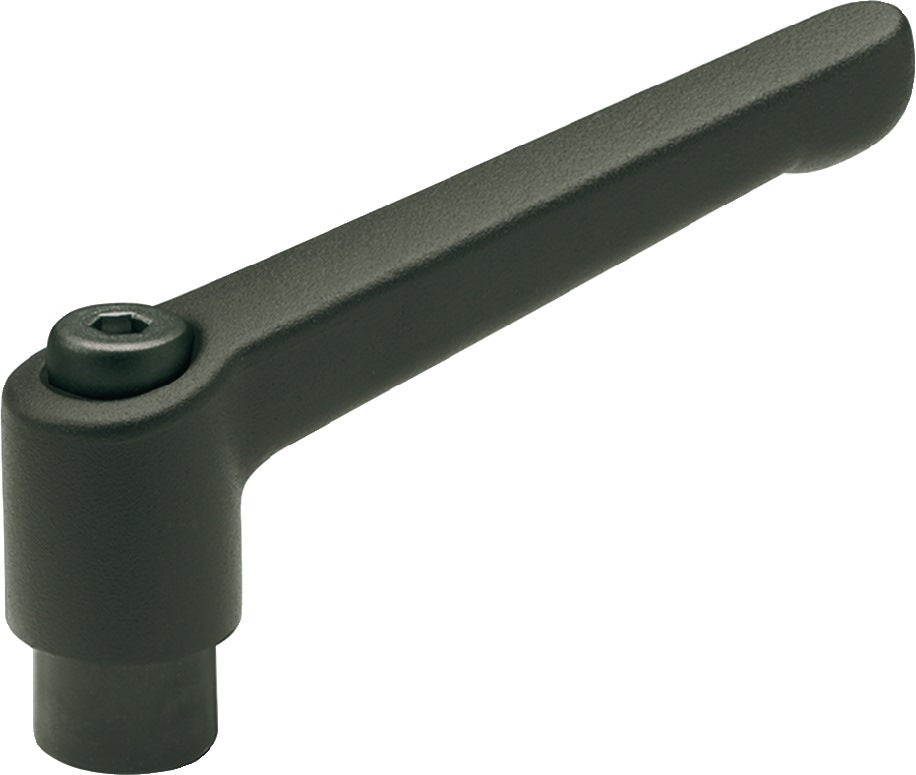 Verstellbarer Klemmhebel GN 300 von GANTER – M 12 mm Außengewinde, 108 mm