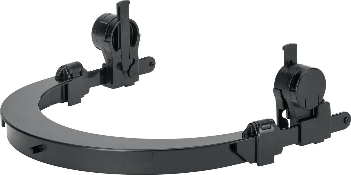 UHLEN Kunststoffhelmhalterung GFKHH100 mit Einsteckern für Euroslot, Polycarbonat, EN 166