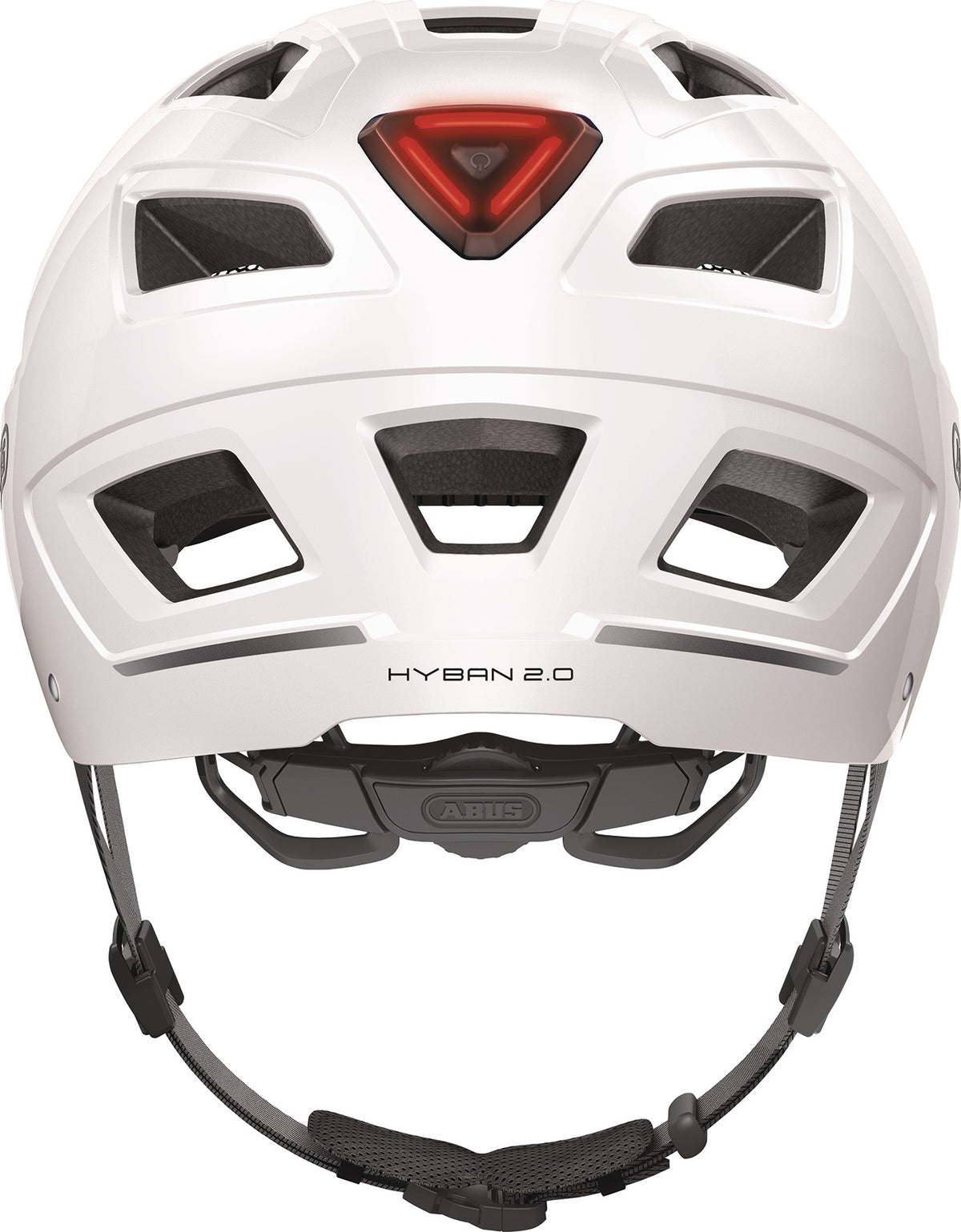 ABUS Radhelm Hyban 2.0 velvet black 52-58 cm – LED-Rücklicht, Fliegennetz, optimale Ventilation