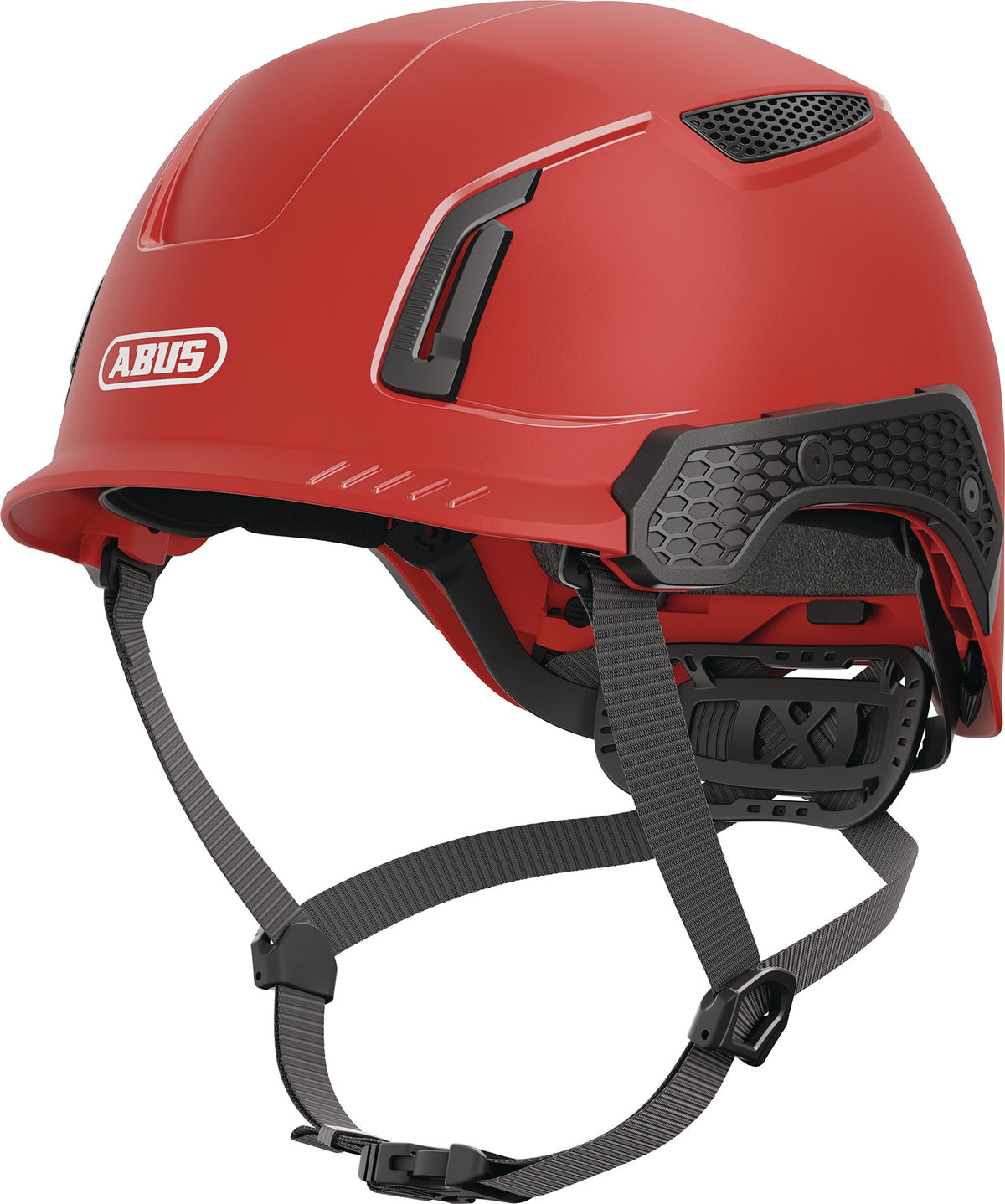 ABUS Industriekletterhelm Spector blaze red – ABS-Außenschale, EPS-Innenschale, EN 397