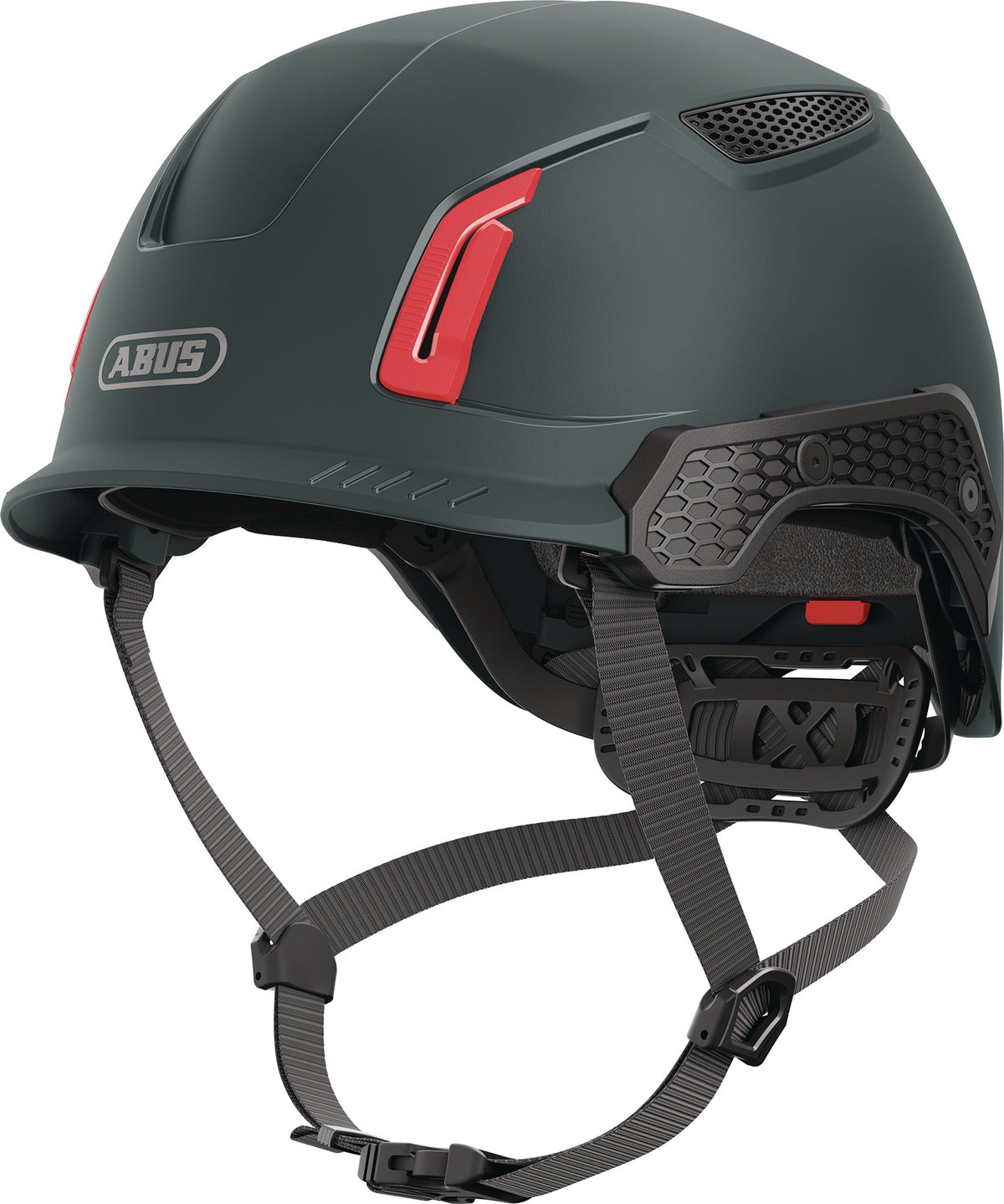 ABUS Industriekletterhelm Spector blaze red – ABS-Außenschale, EPS-Innenschale, EN 397