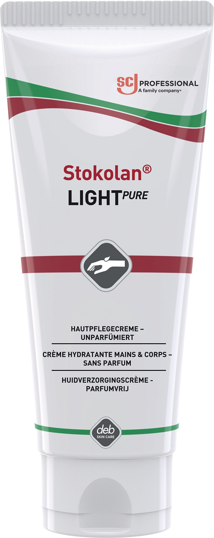 Stokolan® Light PURE Hautpflegecreme 100 ml – duft- und farbstofffrei von SC Johnson Professional