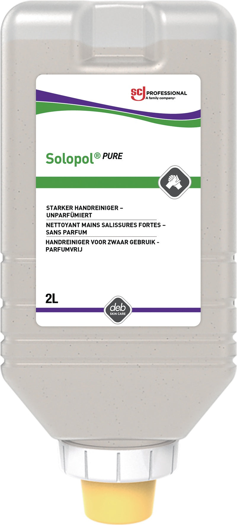 Hautreiniger Solopol® PURE 2l Kartusche – lösemittelfreie Handreinigungspaste von SC JOHNSON PROFESSIONAL