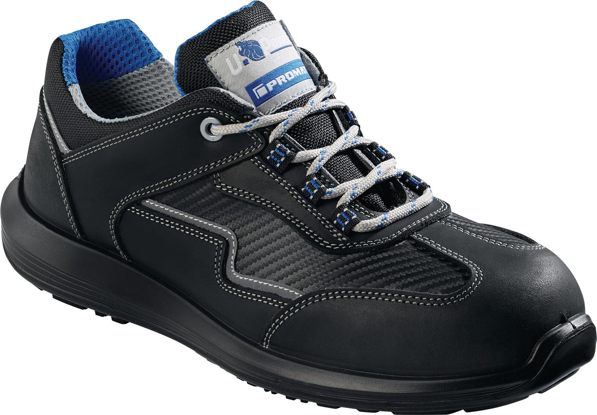 PROMAT Sicherheitsschuh Rügen S3S FO SR – Metallfreier Lederschuh mit Kunststoffkappe