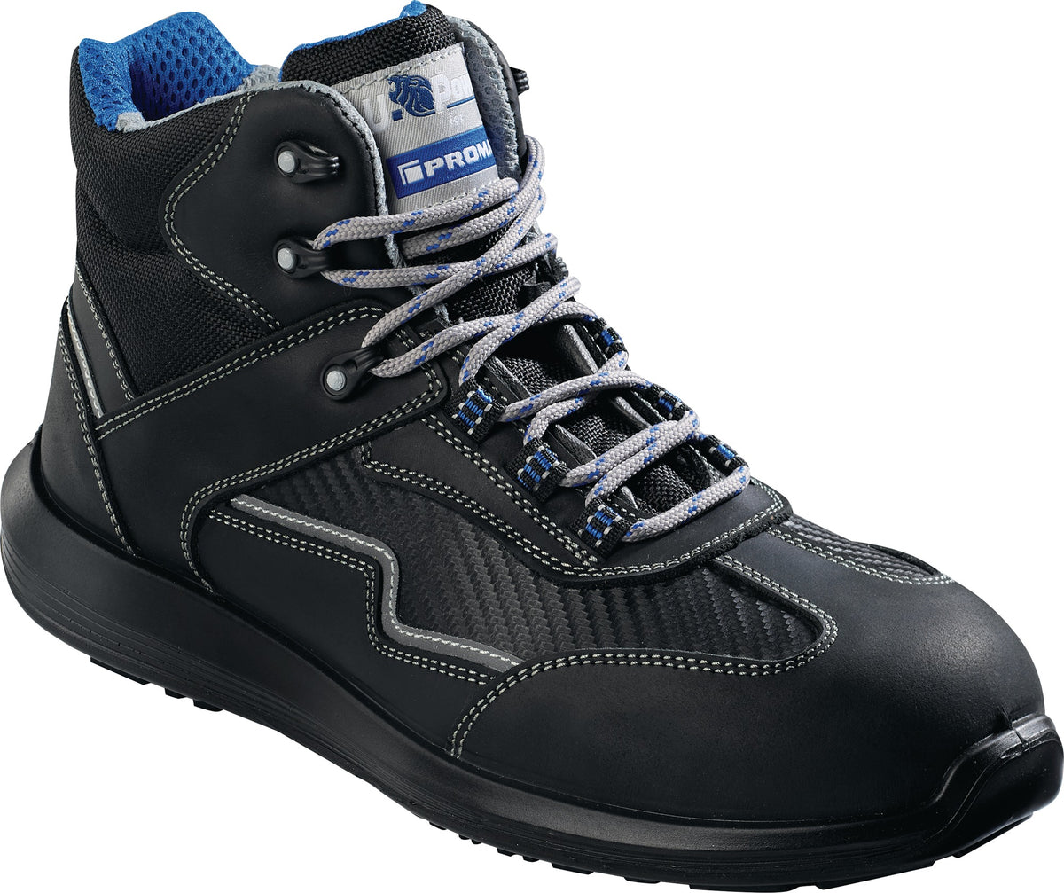 PROMAT Sicherheitsstiefel Juist S3S FO SR – Metallfrei, Pull-Up-Leder, Weite 11