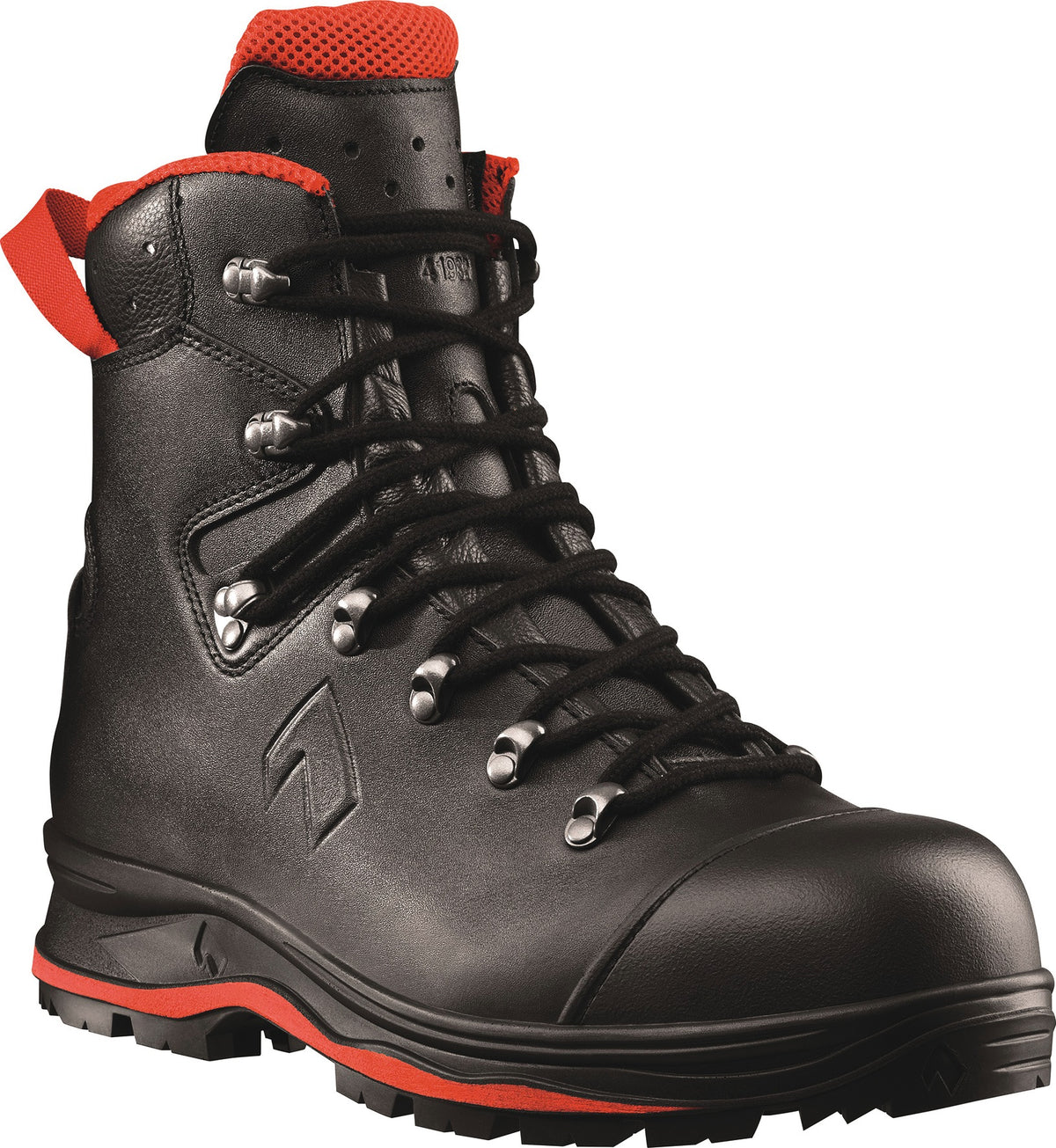 HAIX Sicherheitsstiefel TREKKER PRO 2.0 S3 HRO HI CI WR SRC Waterproof Leder schwarz/rot