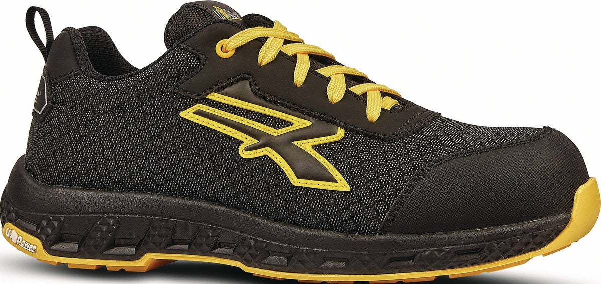 U.POWER Sicherheitsschuh Maverick S3S ESD – Gelb, metallfrei, FiberToe