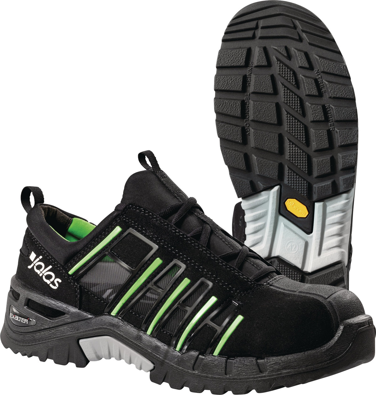 JALAS Sicherheitsschuh EXALTER 9915 S1P SRC HRO – Aluminiumkappe & Vibram-Sohle