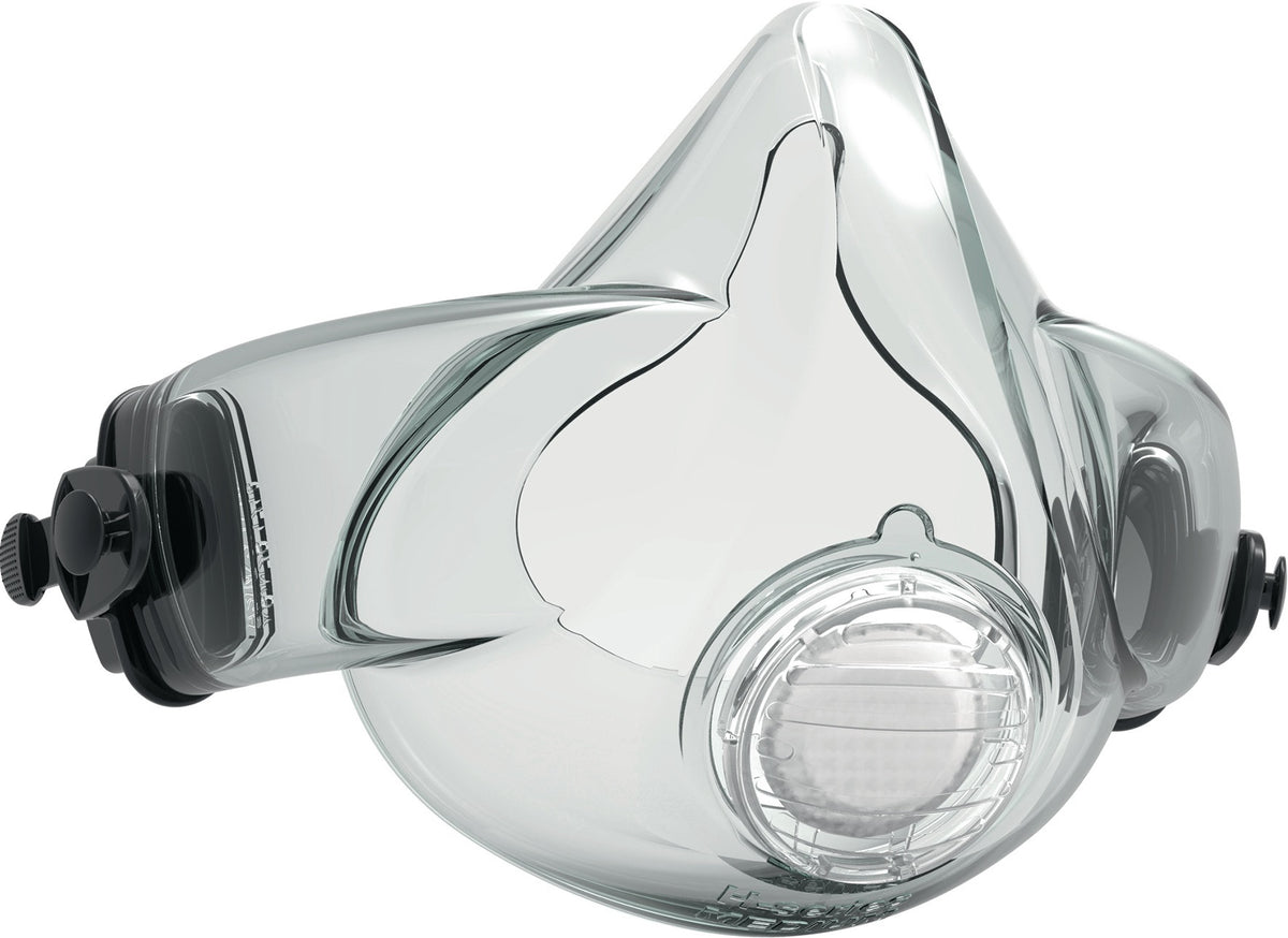 CLEANSPACE Halbmaske PAF-1010 mit Ausatemventil – mittel, EN 12942, medizinisches Silikon