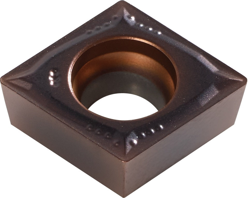 PROMAT Wendeschneidplatte CCMT 060202-F PMK35 TiN-beschichtet für Schlichtbearbeitung