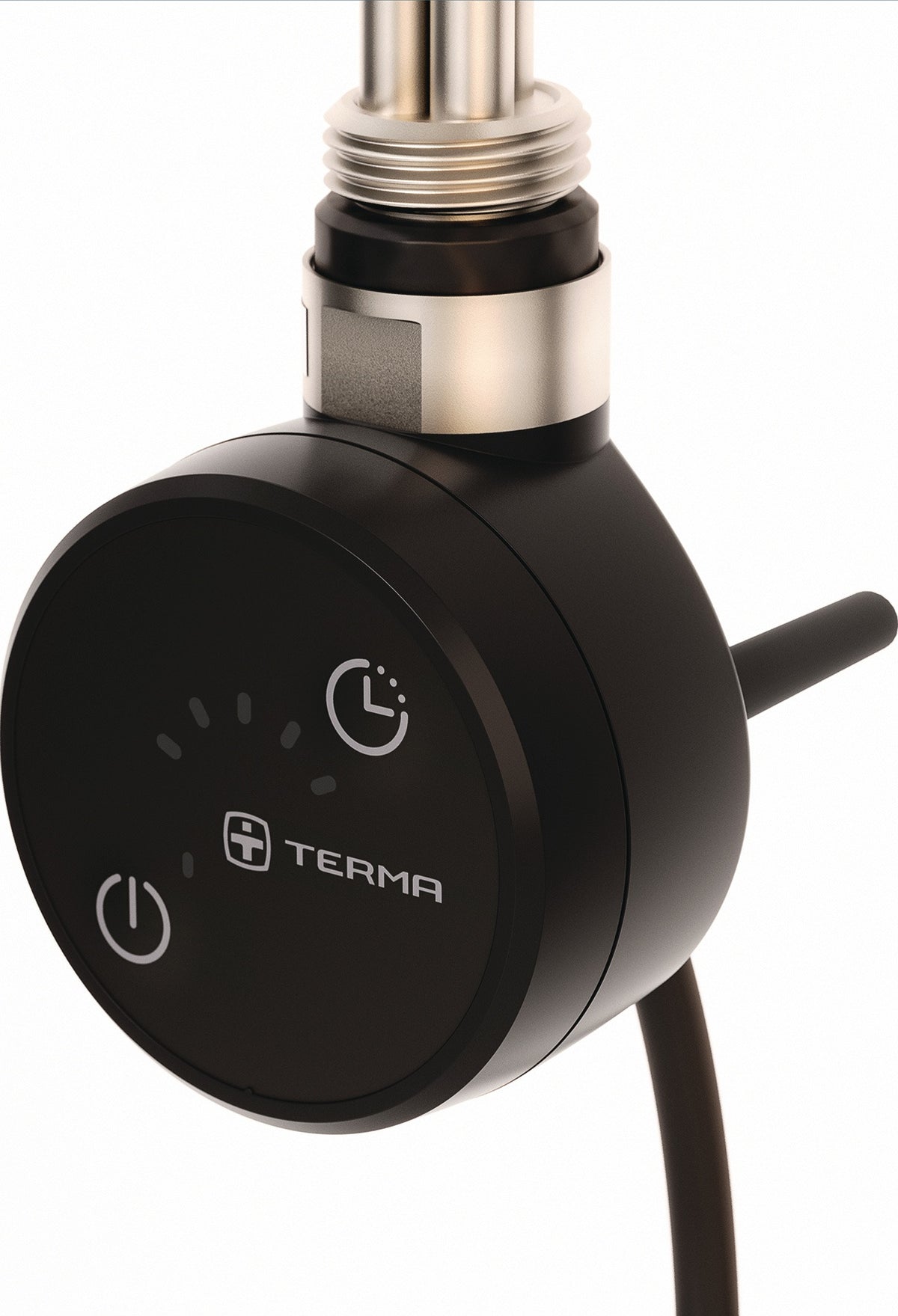 Terma MOA WiFi Heizpatrone 120 W in Schwarz für Bad-Designheizkörper