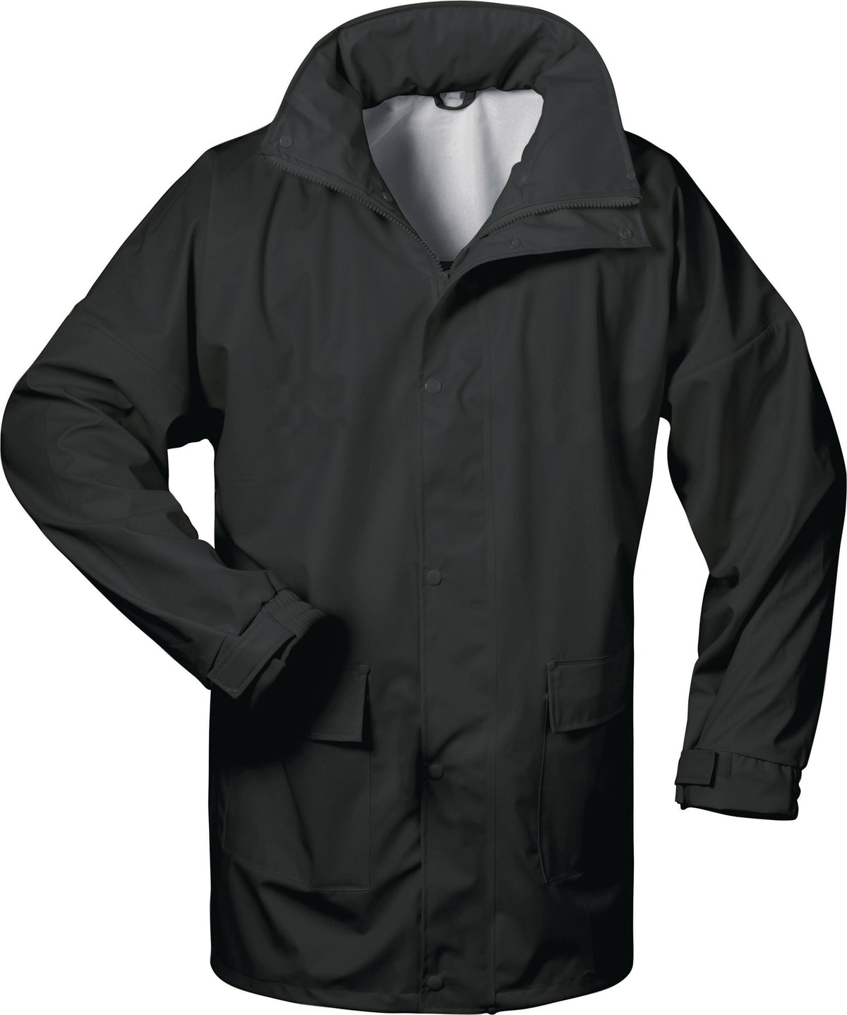 NORWAY Stretch-Regenjacke LUND Gr.M schwarz – wind- und wasserdicht, atmungsaktiv, EN 343