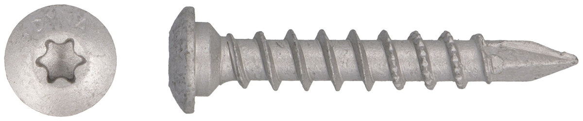 DYNAPLUS Pfostenschraube 8x50 mm TX-40 mit AR-Beschichtung – 1200 Stück für Gartenpfosten