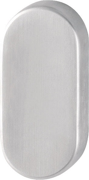 HOPPE Feuerschutz-Schlüsselrosette FS-E55S Edelstahl F69 oval 8 mm – geprüft nach DIN 18273