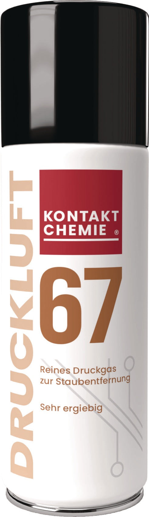 KONTAKT CHEMIE Druckluftspray DRUCKLUFT 67, 400 ml, 12er-Pack – ölfreies Druckgas für Elektronik & Feinmechanik