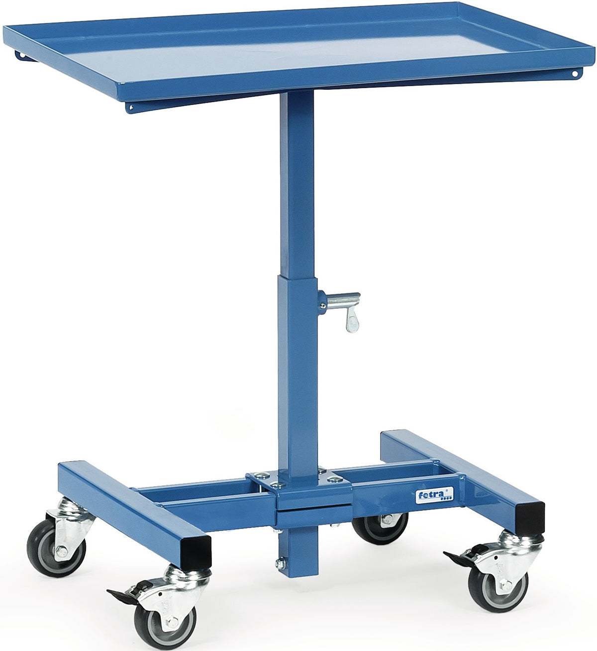 FETRA Materialständer fahrbar – 605 x 405 mm, höhenverstellbar 524–774 mm, 150 kg