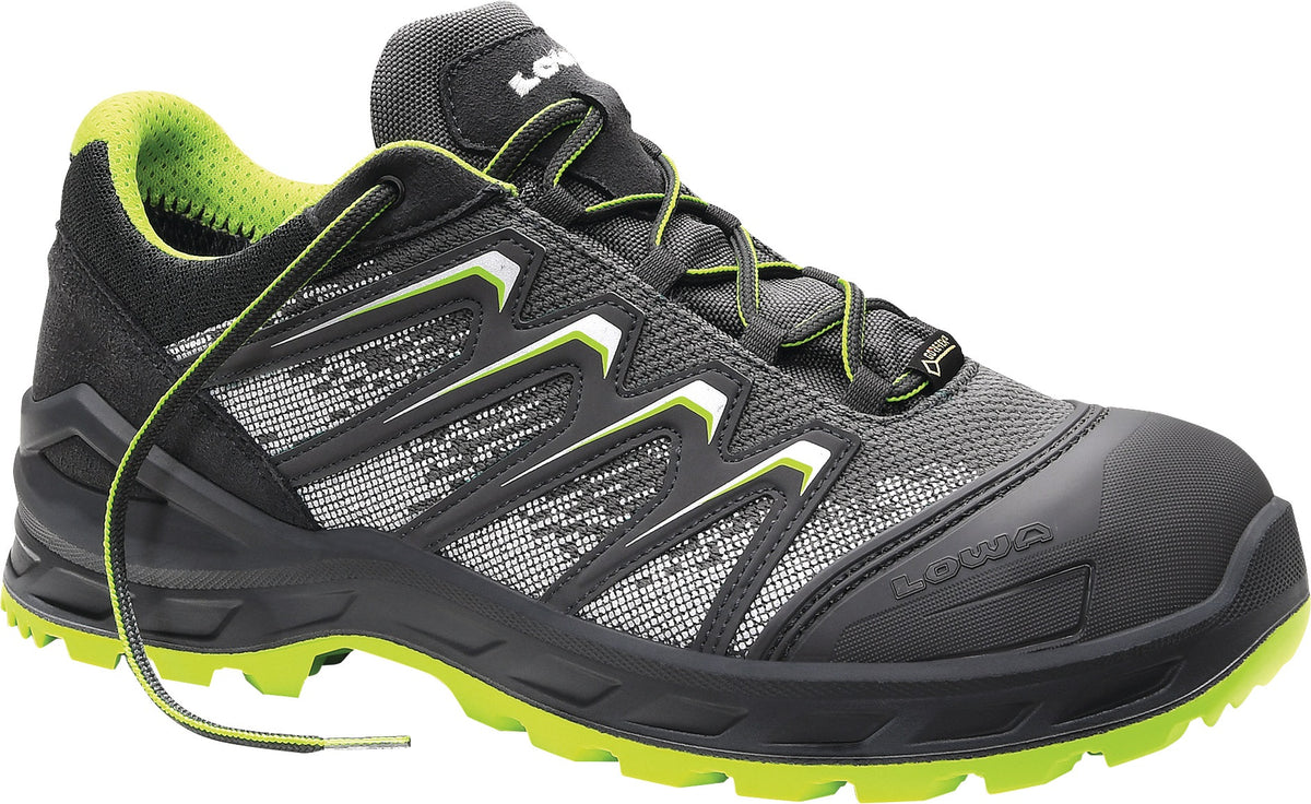 LOWA Larrox Work GTX Sicherheitsschuh S3 HI HRO CI SRC grau/grün Gr. 40
