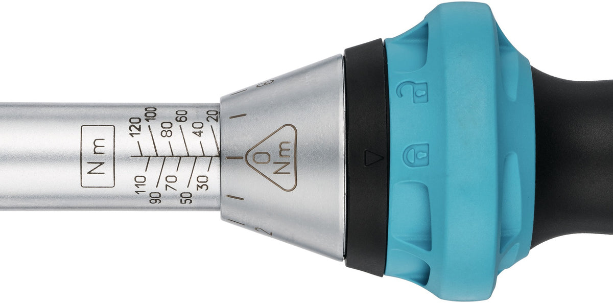 HAZET Drehmomentschlüssel 5107-3 CT 1/4 Zoll 1-9 Nm mit Umschaltknarre und Kalibrierschein