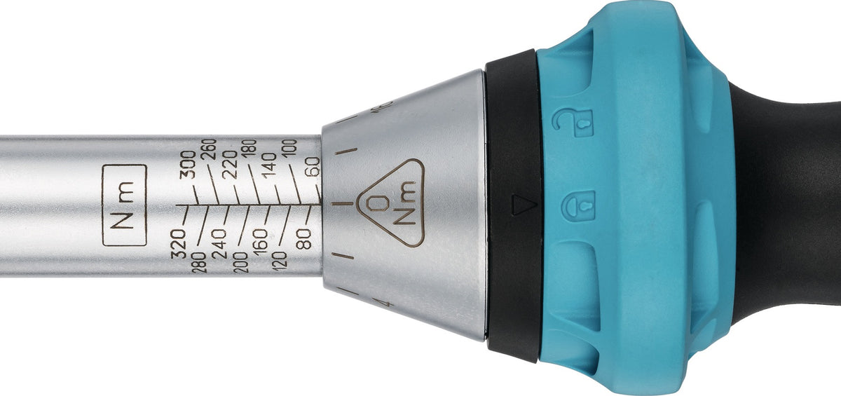 HAZET Drehmomentschlüssel 5107-3 CT 1/4 Zoll 1-9 Nm mit Umschaltknarre und Kalibrierschein