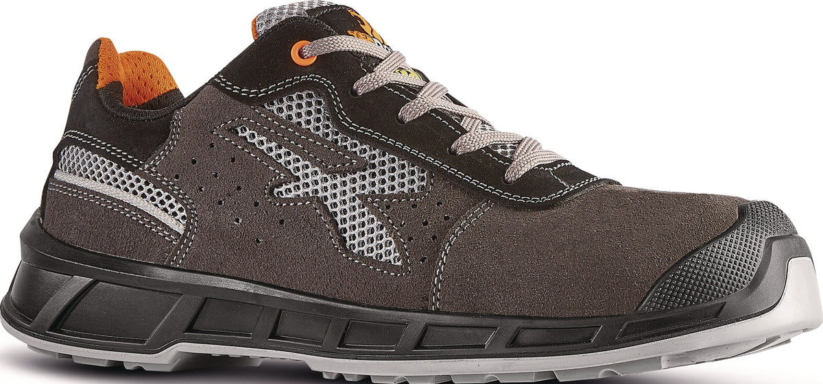 U.POWER Sicherheitshalbschuh Mars S1PS FO SR ESD – Atmungsaktiv, Metallfrei, Gr. 40