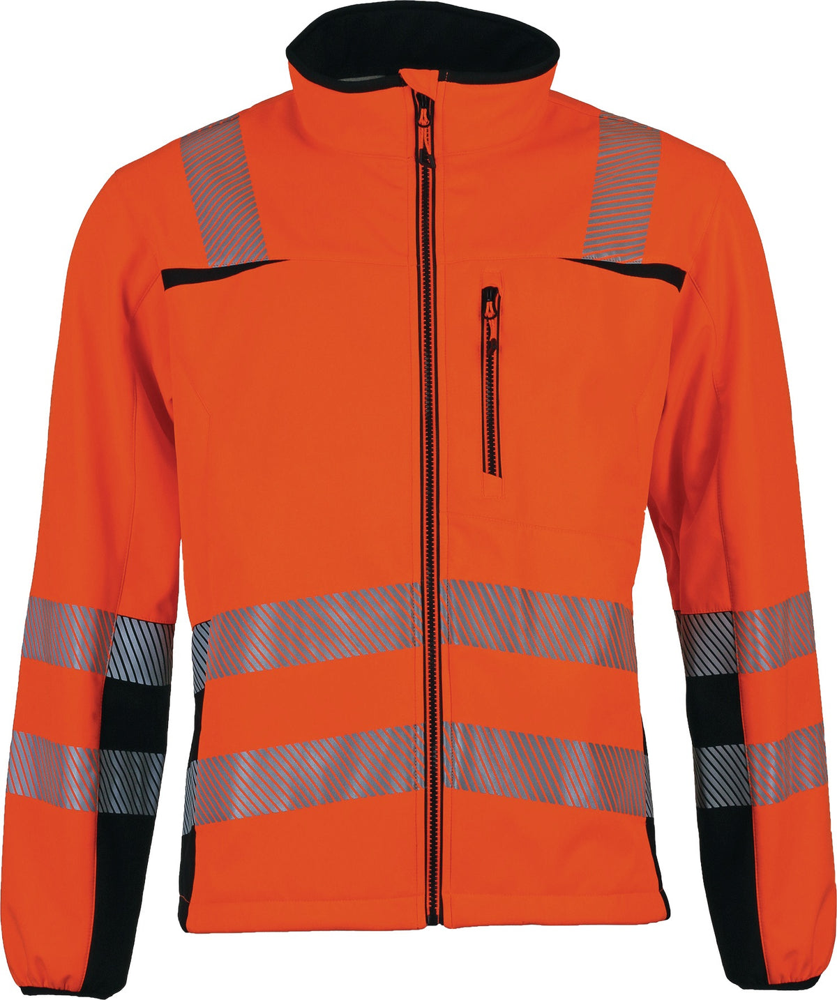 Warnschutz-Softshelljacke Prevent® Trendline Gr.XXL gelb/schwarz von ASATEX