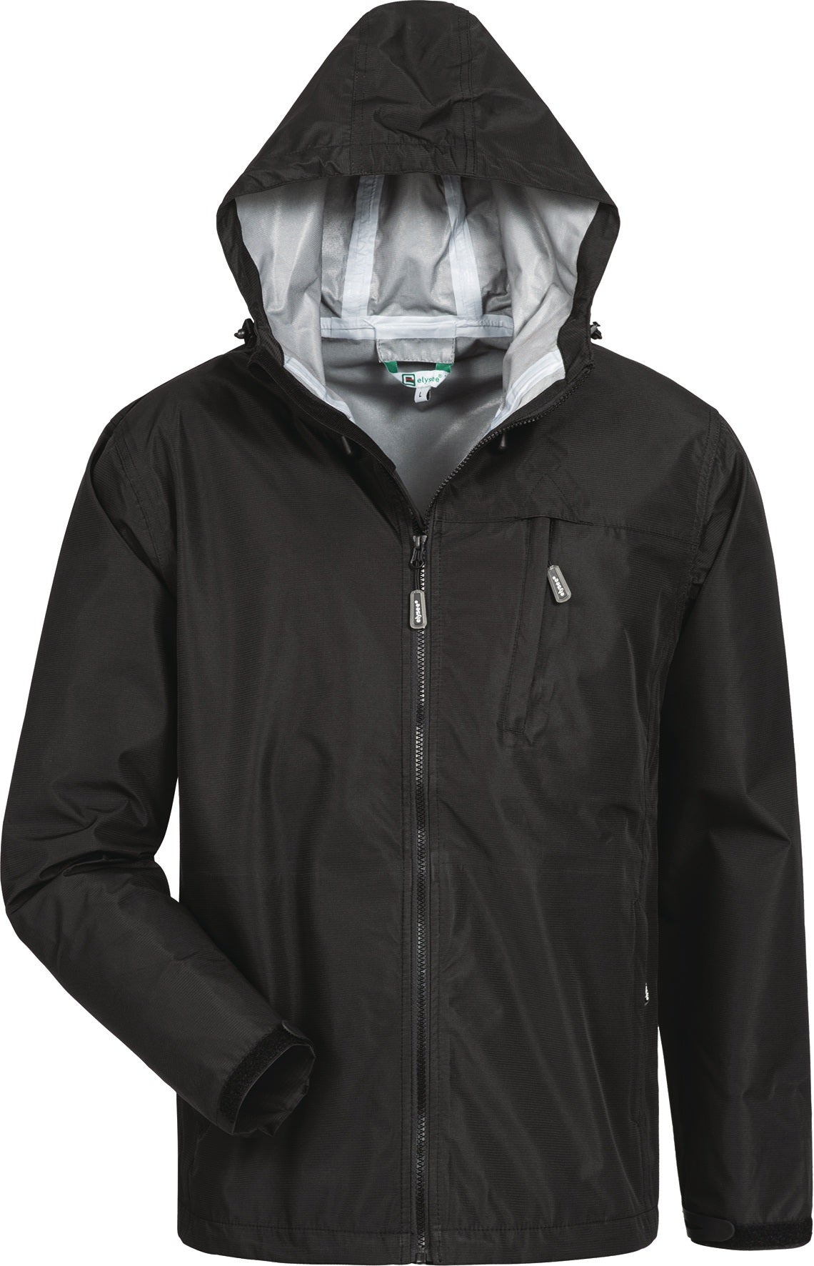 ELYSEE Regenjacke PATTANI Schwarz – Atmungsaktive Softshell-Jacke für Arbeitsschutz