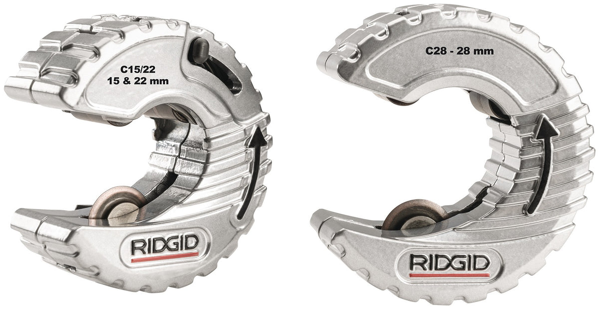 RIDGID Rohrabschneider C-Style für Kupferrohre 15 und 22 mm – Schnelle Schnappverbindung