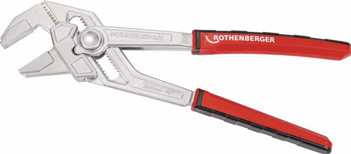 ROTHENBERGER ROFAST Zangenschlüssel 185 mm, Spannweite 0-40 mm, 1K-Griff, inkl. Schonbacken