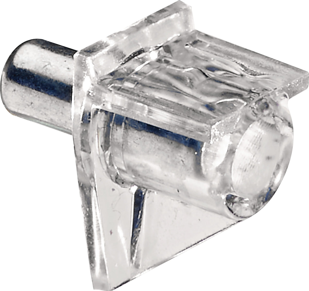 HETTICH Bodenträger Safety Stahl/Kunststoff transparent 4 mm 20 Stück Blisterbox